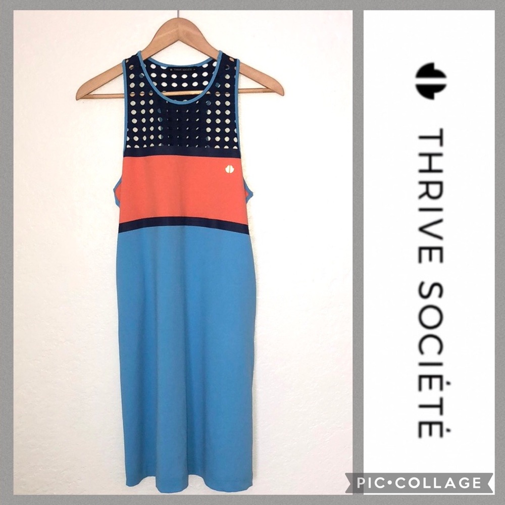 THRIVE SOCIĖTĖ Athleisure Dress W/ Pockets, Size S